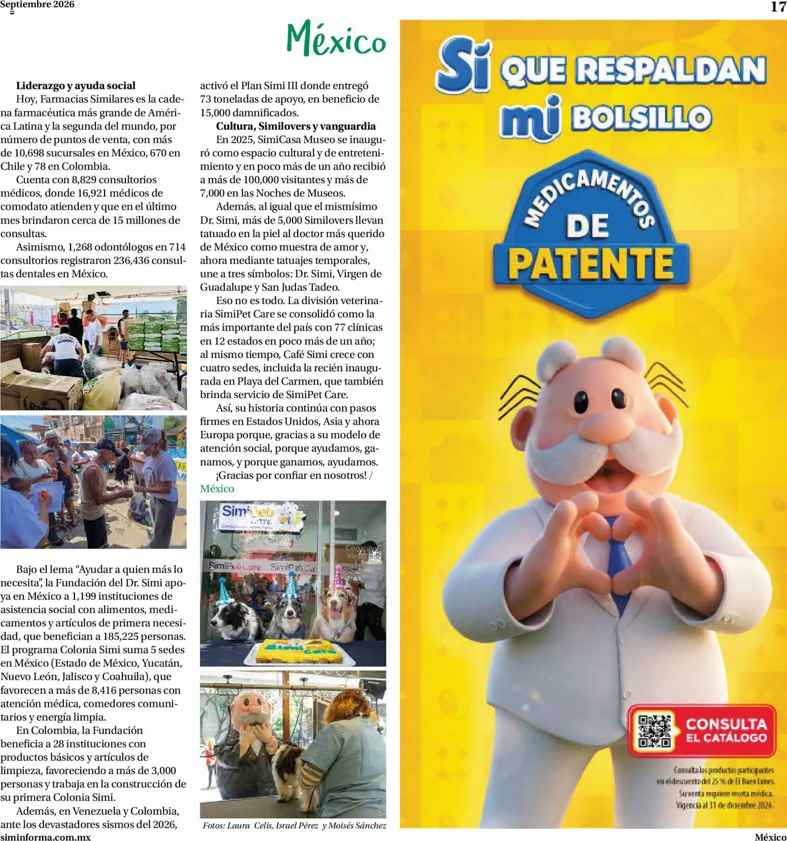 Vista previa las ofertas de la tienda Farmacias Similares - Farmacias Similares catálogo desde el 01/09/2026 