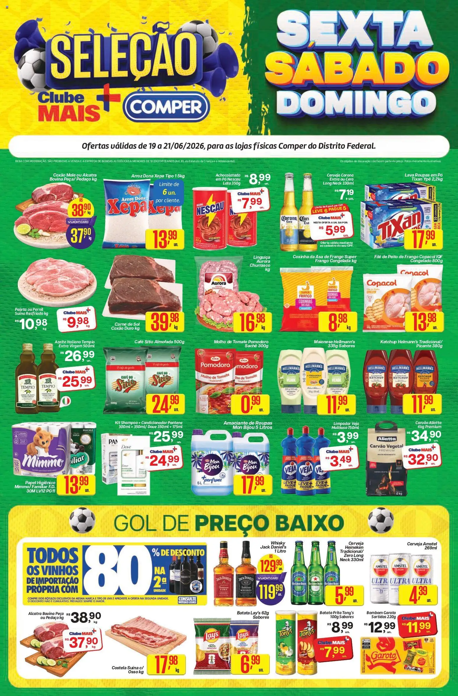 Pré-Visualização do folheto "Comper - Ofertas da semana" da loja Comper válido a partir de 19/06/2026