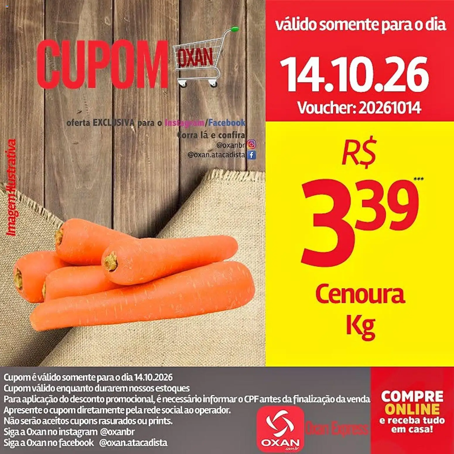 Pré-Visualização do folheto "Oxan Atacadista - Ofertas da semana" da loja Oxan Atacadista válido a partir de 14/10/2026