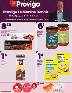 Preview of leaflet Provigo weekly flyer / circulaire from shop Provigo is valid from Aug 20, 2026