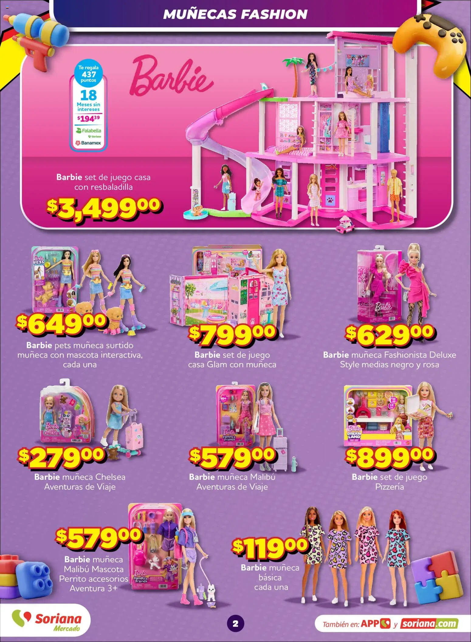 Vista previa las ofertas de la tienda Soriana - Soriana folleto Mercado del Juguete desde el 15/10/2026 