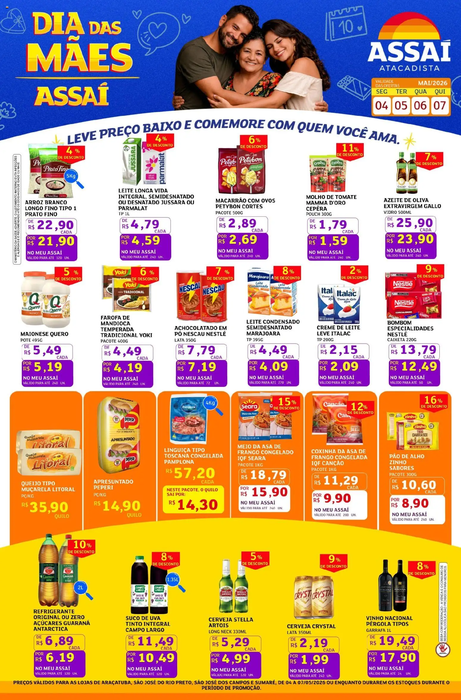 Pré-Visualização do folheto "Assaí Atacadista ofertas - SP" da loja Assaí Atacadista válido a partir de 04/05/2026