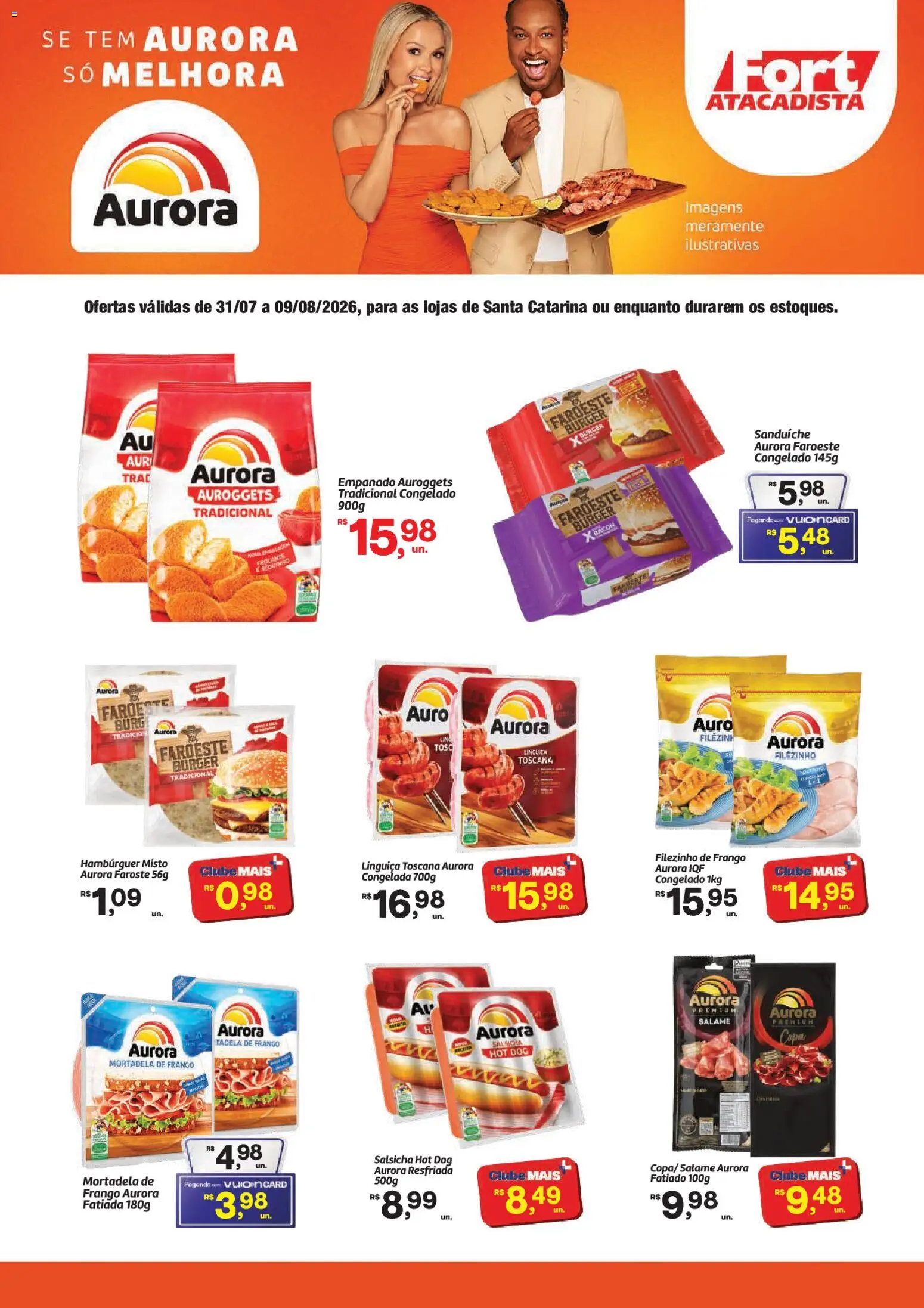 Pré-Visualização do folheto "Fort Atacadista ofertas Aurora" da loja Fort Atacadista válido a partir de 31/07/2026