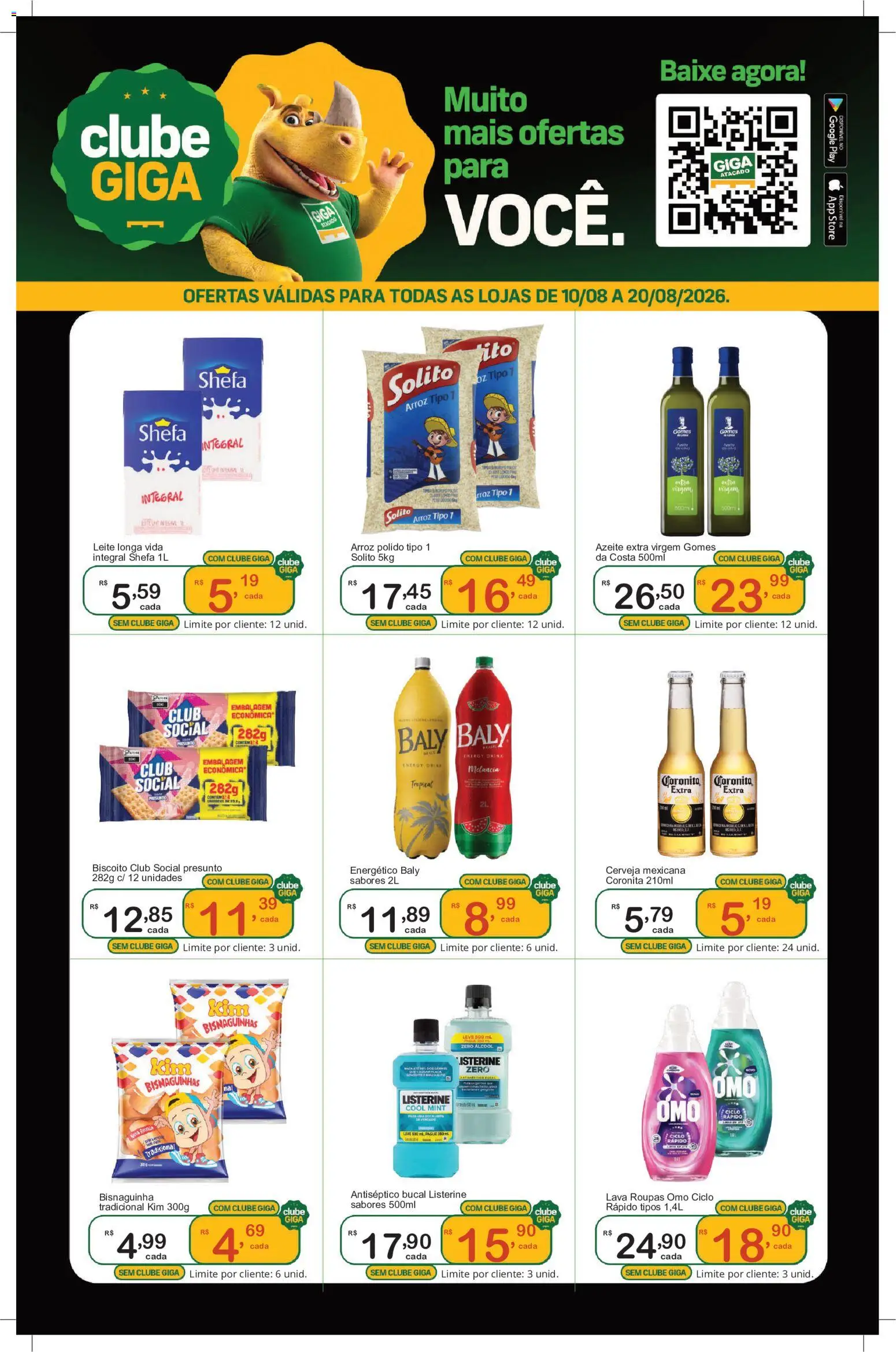 Pré-Visualização do folheto "GIGA Atacado ofertas Clube" da loja GIGA Atacado válido a partir de 10/08/2026