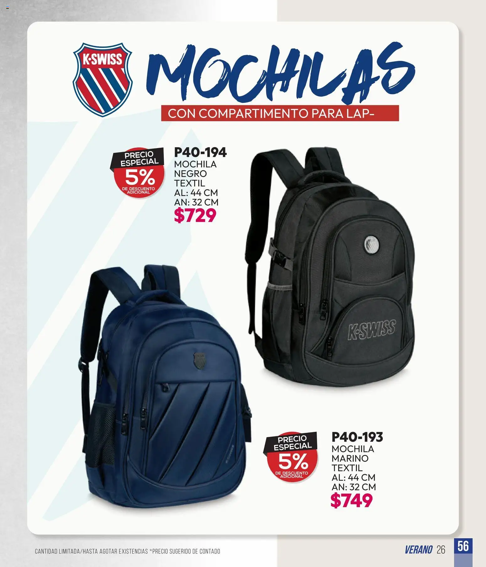Vista previa las ofertas de la tienda Cklass - Cklass catálogo Sportweek desde el 28/04/2026 - Mochila