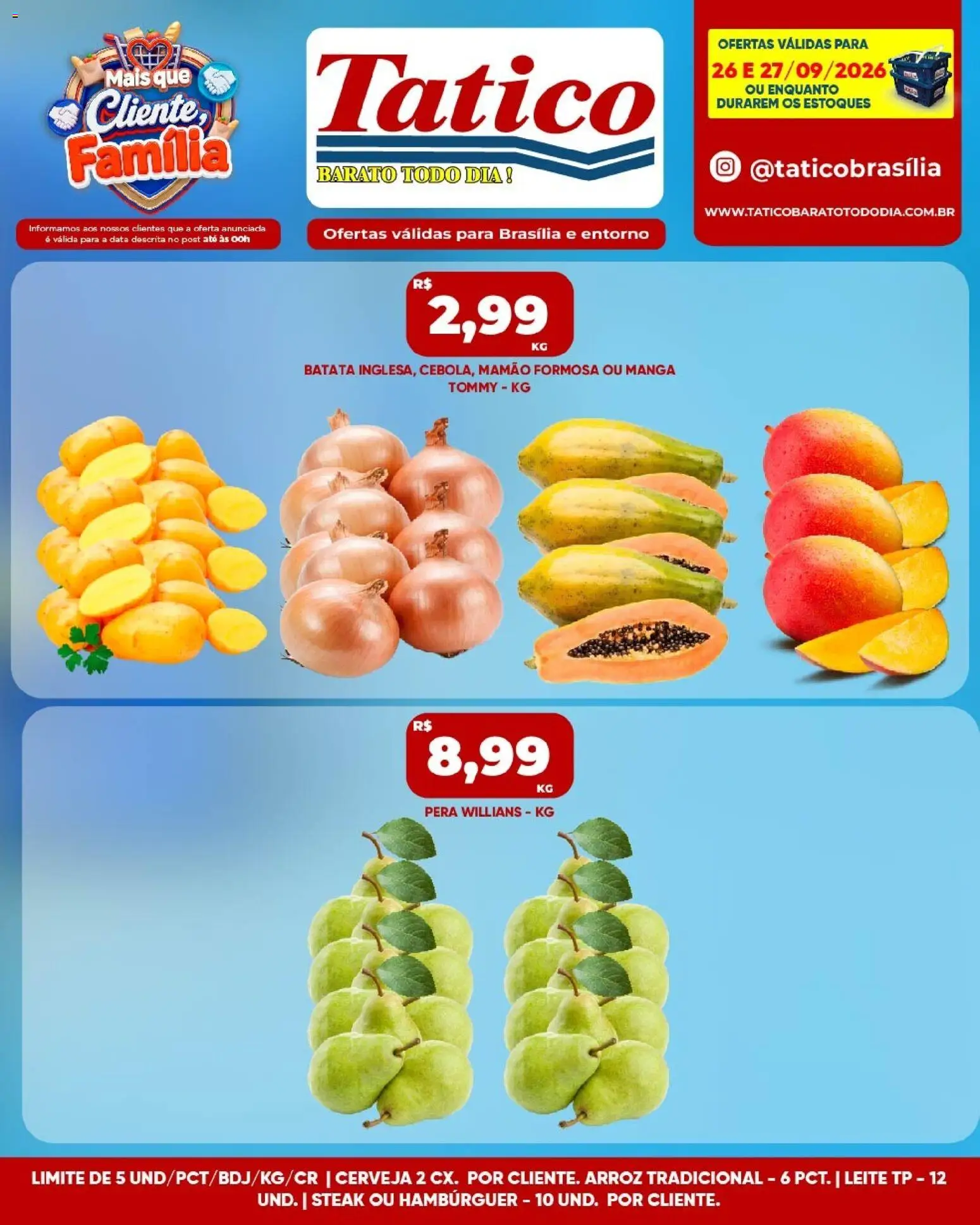 Pré-Visualização do folheto "Tatico ofertas Fim de Semana" da loja Tatico válido a partir de 26/09/2026