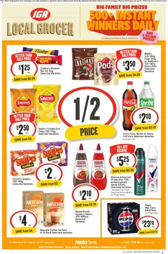 Preview of catalogue IGA Local Grocer SA from shop IGA valid 15/07/2026