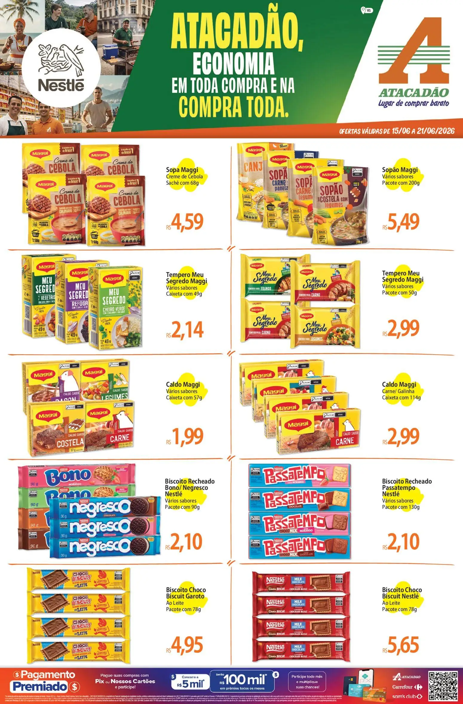 Pré-Visualização do folheto "Atacadão - Ofertas da semana" da loja Atacadão válido a partir de 15/06/2026
