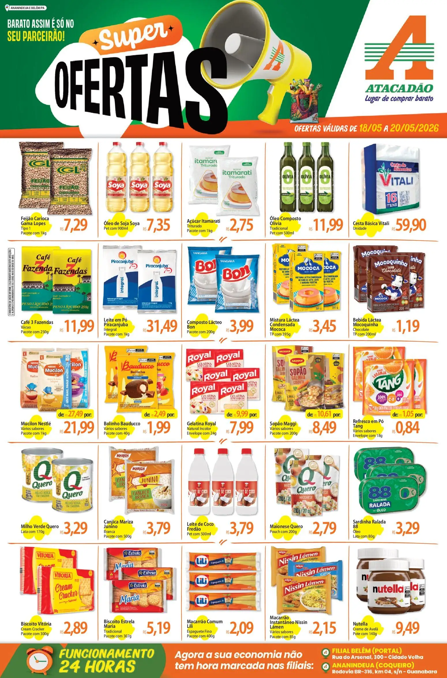 Pré-Visualização do folheto "Atacadão ofertas - PA" da loja Atacadão válido a partir de 18/05/2026