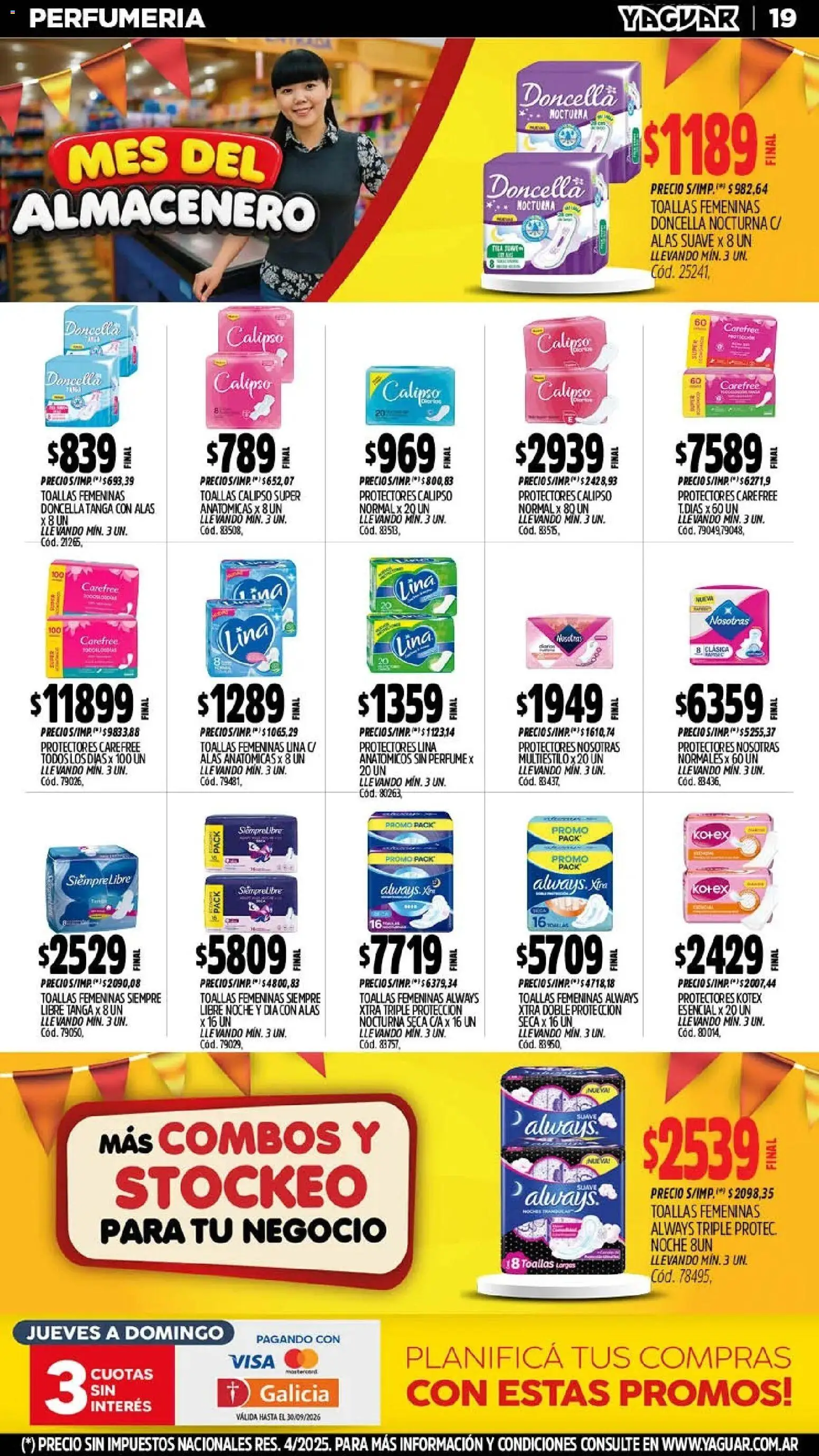 Vista previa del folleto de la tienda Yaguar válido desde el 28/09/2026 - Perfume, Toallas