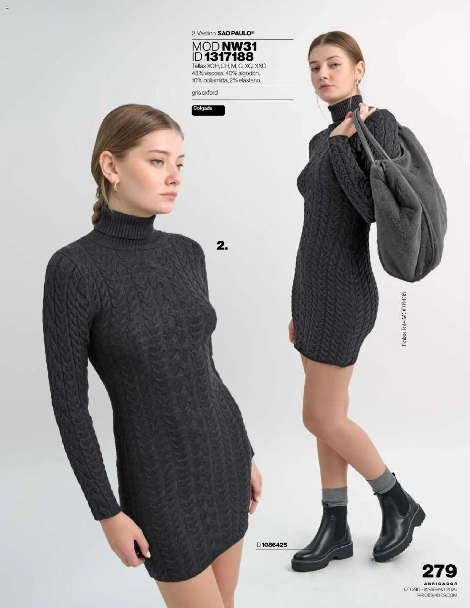 Vista previa las ofertas de la tienda Price Shoes - Price Shoes catálogo Abrigador desde el 16/09/2026 - Vestido, Bolsa