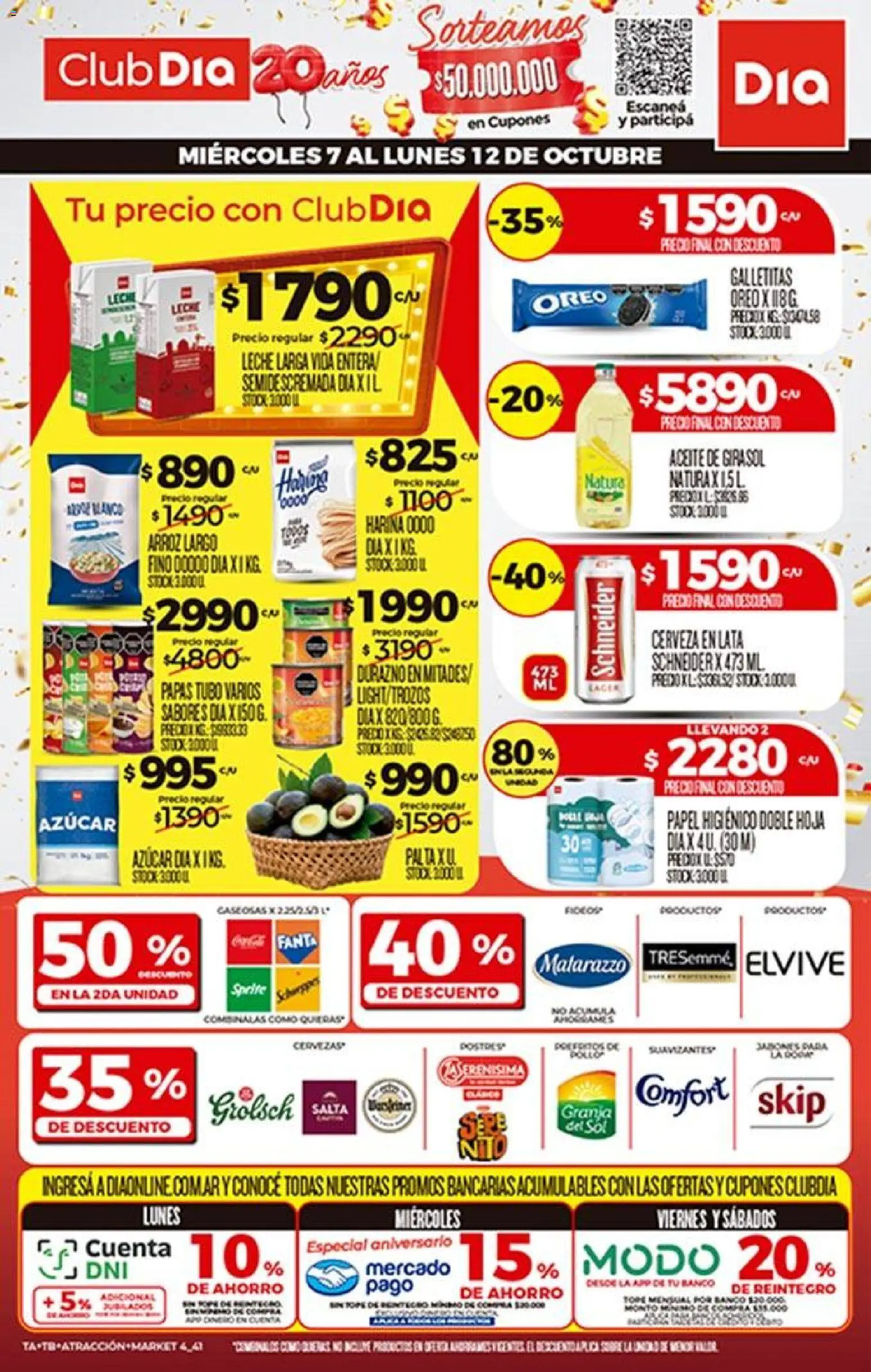 Vista previa del folleto de la tienda Dia válido desde el 07/10/2026 