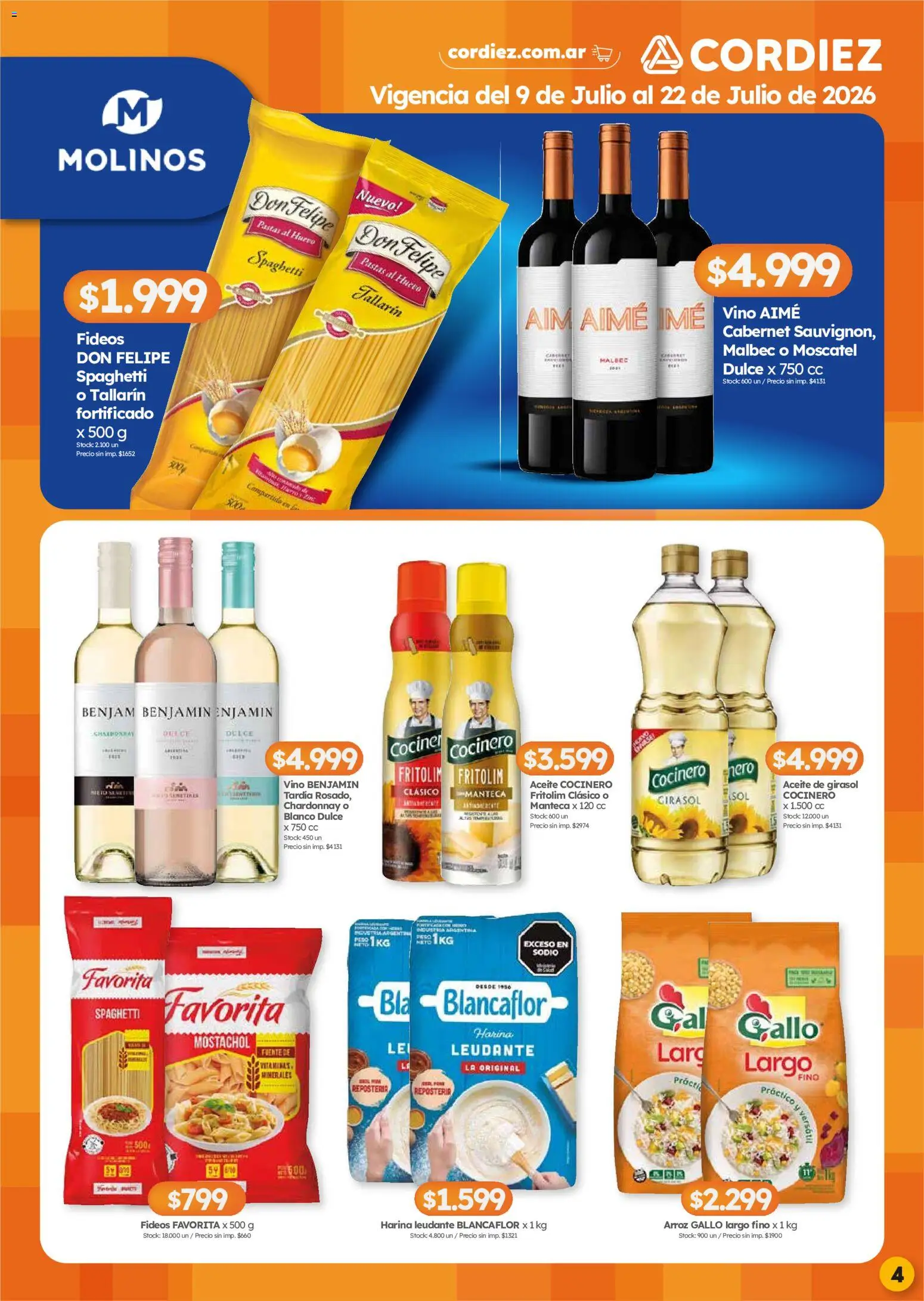Vista previa del folleto de la tienda Cordiez válido desde el 09/07/2026 