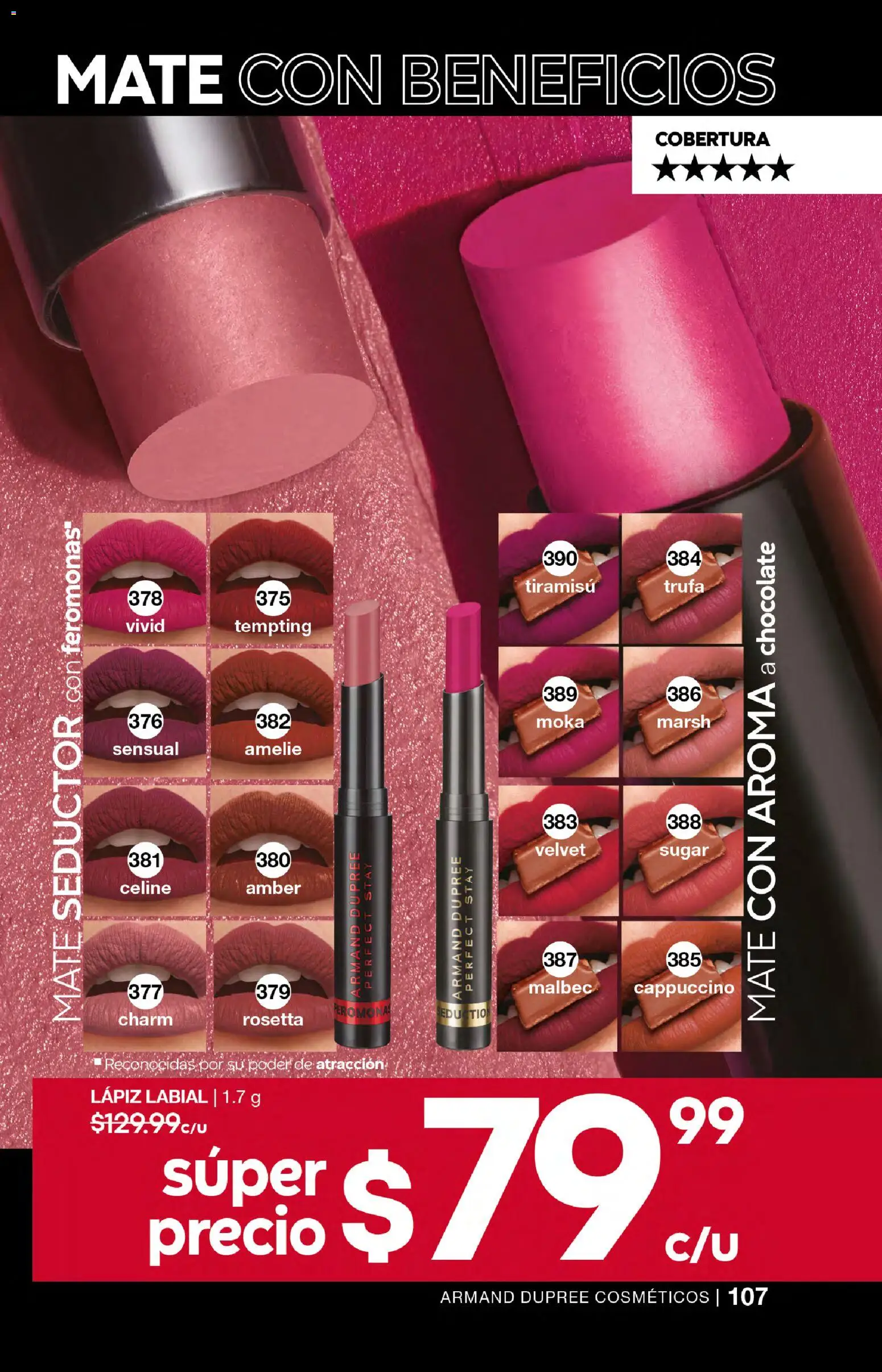 Vista previa las ofertas de la tienda Fuller - Campaña 23 2026 desde el 18/02/2026 - Chocolate, Mate, Tiramisú, Lápiz labial