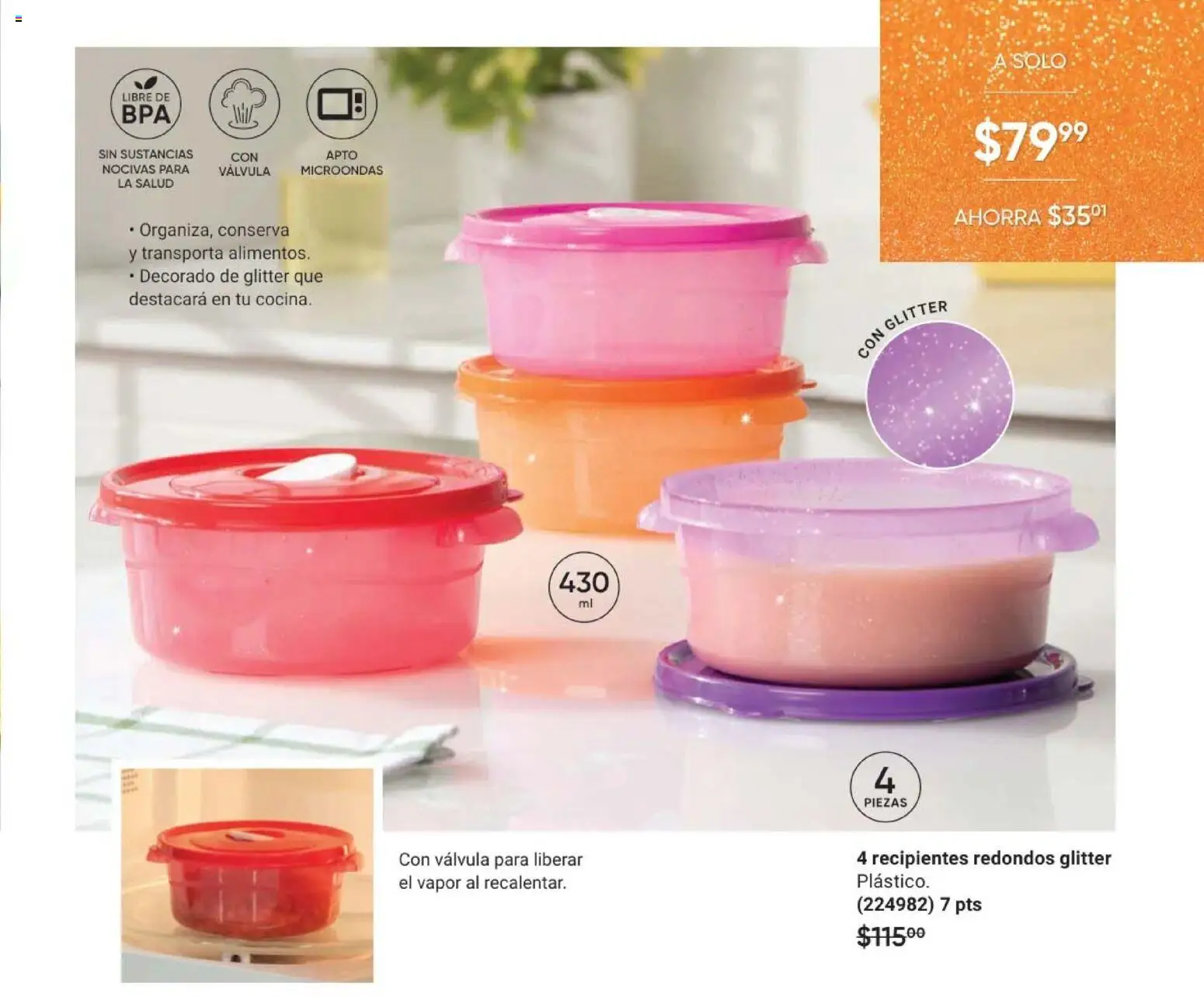 Vista previa las ofertas de la tienda AVON - AVON Casa & Estilo 8 2026 desde el 08/05/2026 - Microondas, Válvula, Glitter