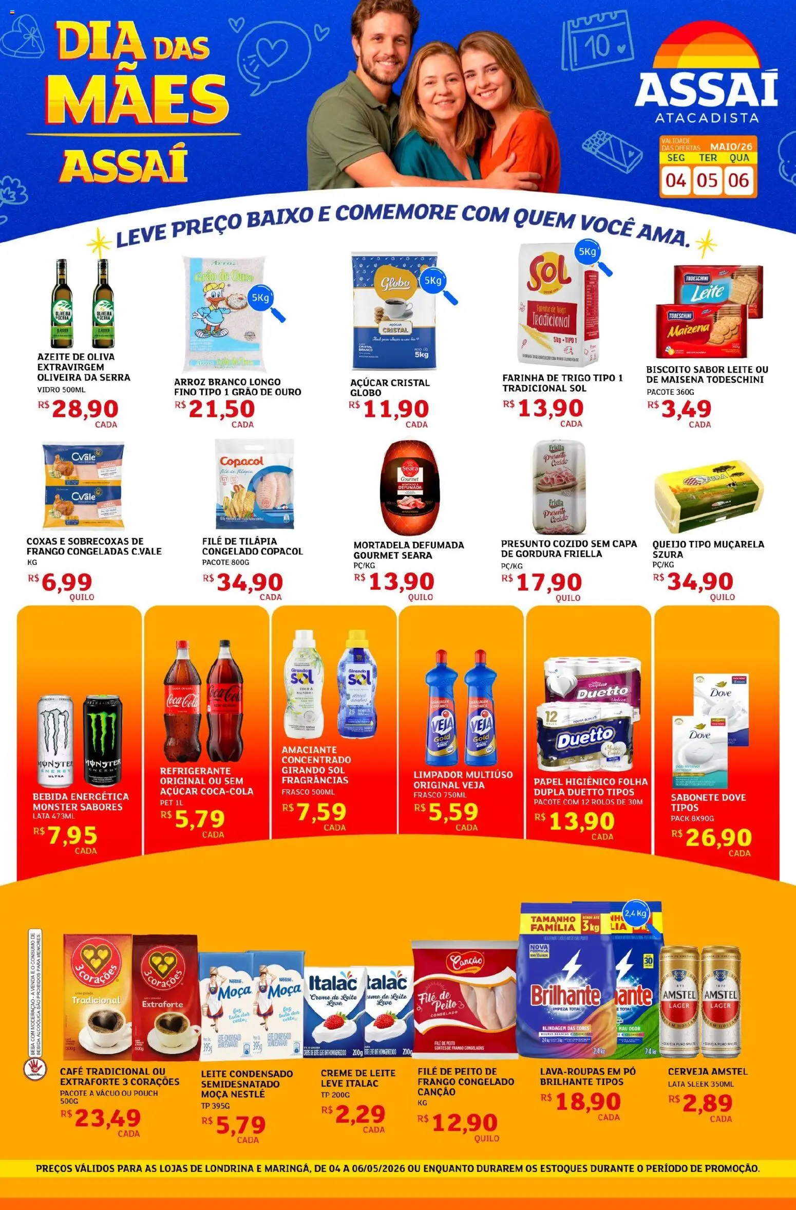 Pré-Visualização do folheto "Assaí Atacadista ofertas - PR" da loja Assaí Atacadista válido a partir de 04/05/2026