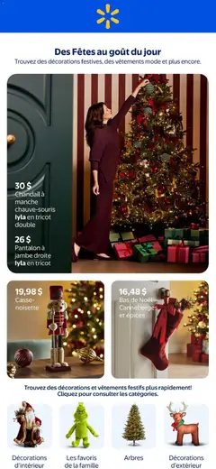 Preview of leaflet Walmart circulaire - Des Fêtes au goût du jour from shop Walmart is valid from Oct 29, 2026
