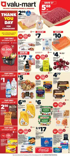 Preview of leaflet Valu Mart weekly flyer from shop Valu Mart is valid from Jul 16, 2026