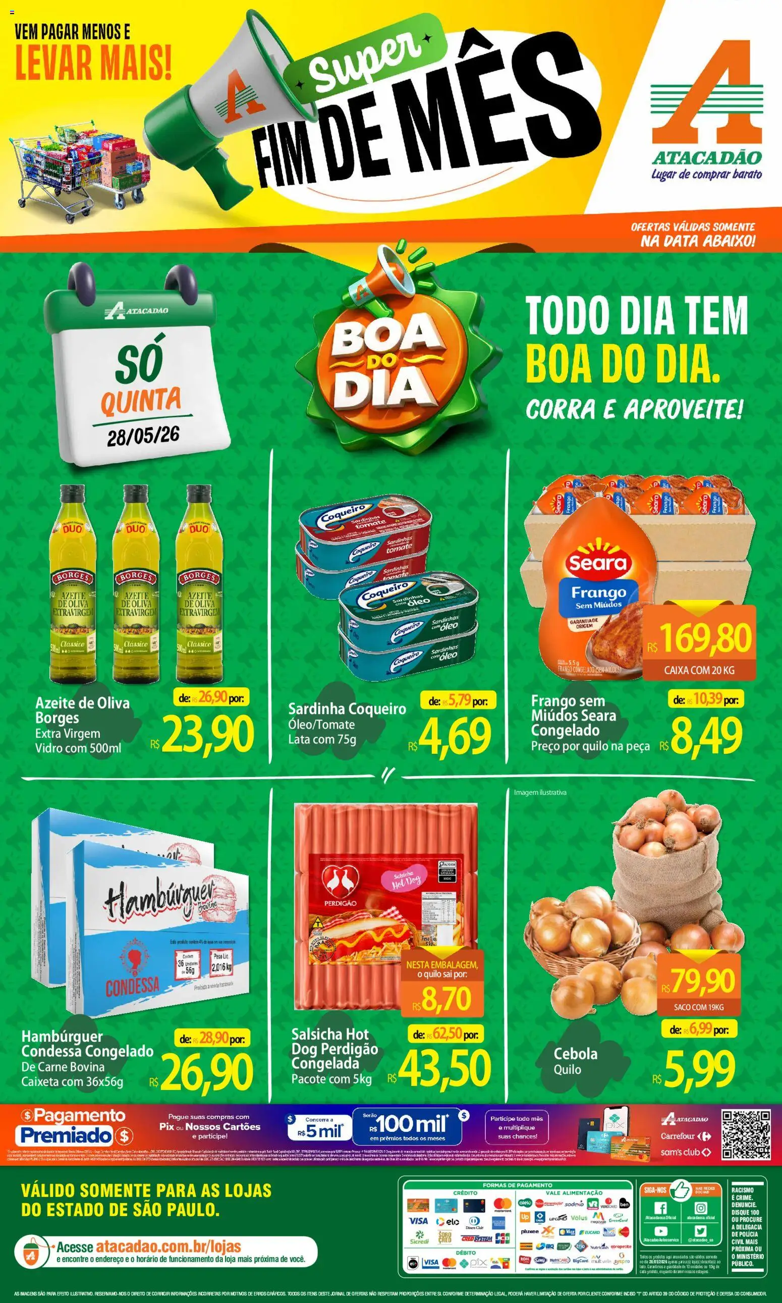 Pré-Visualização do folheto "Atacadão ofertas - SP" da loja Atacadão válido a partir de 28/05/2026