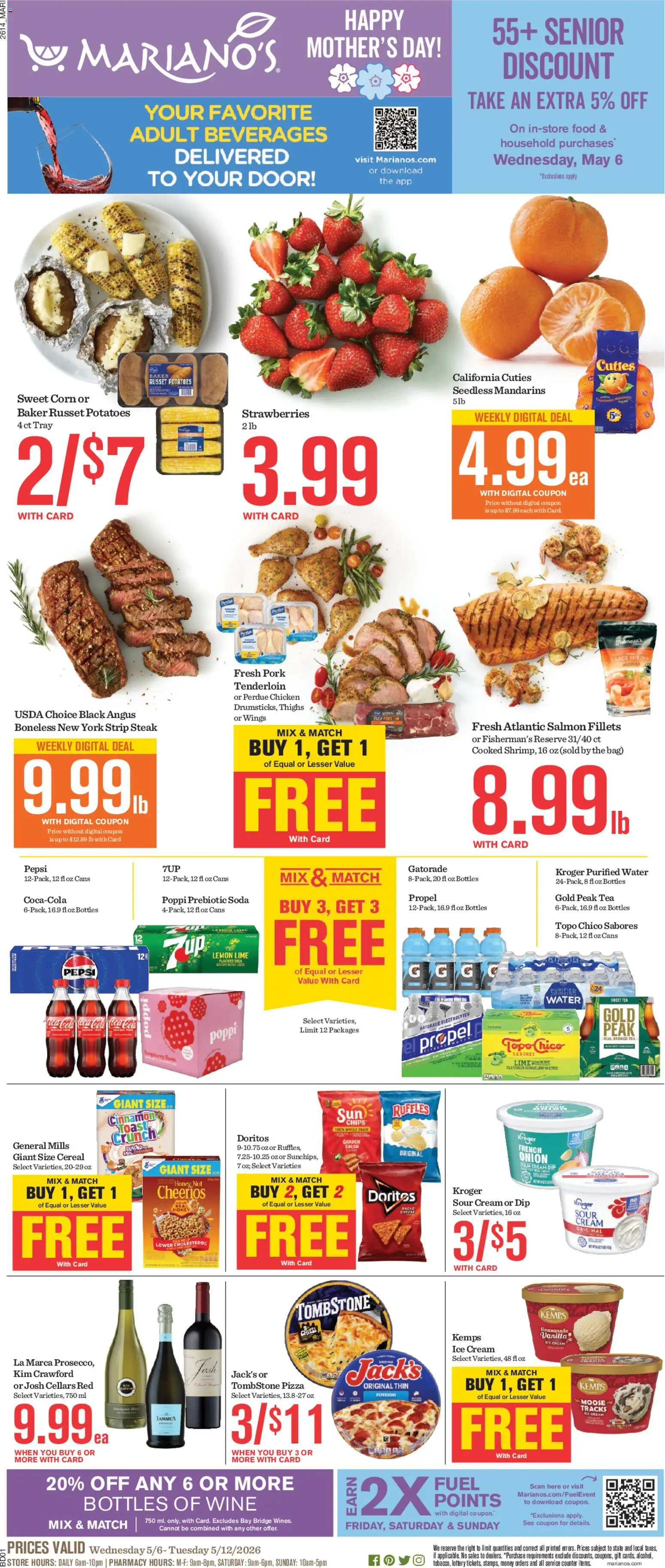 Ad Preview of Mariano's Mariano's Weekly Ad from 05/06/2026