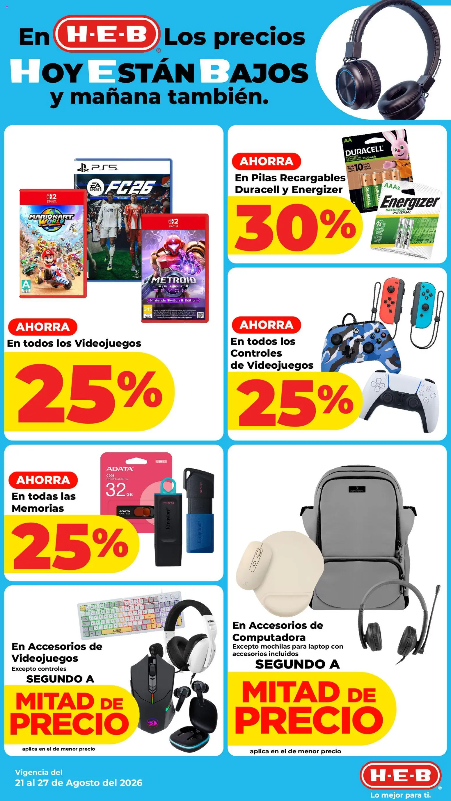 Vista previa las ofertas de la tienda H-E-B - H-E-B folleto desde el 21/08/2026 