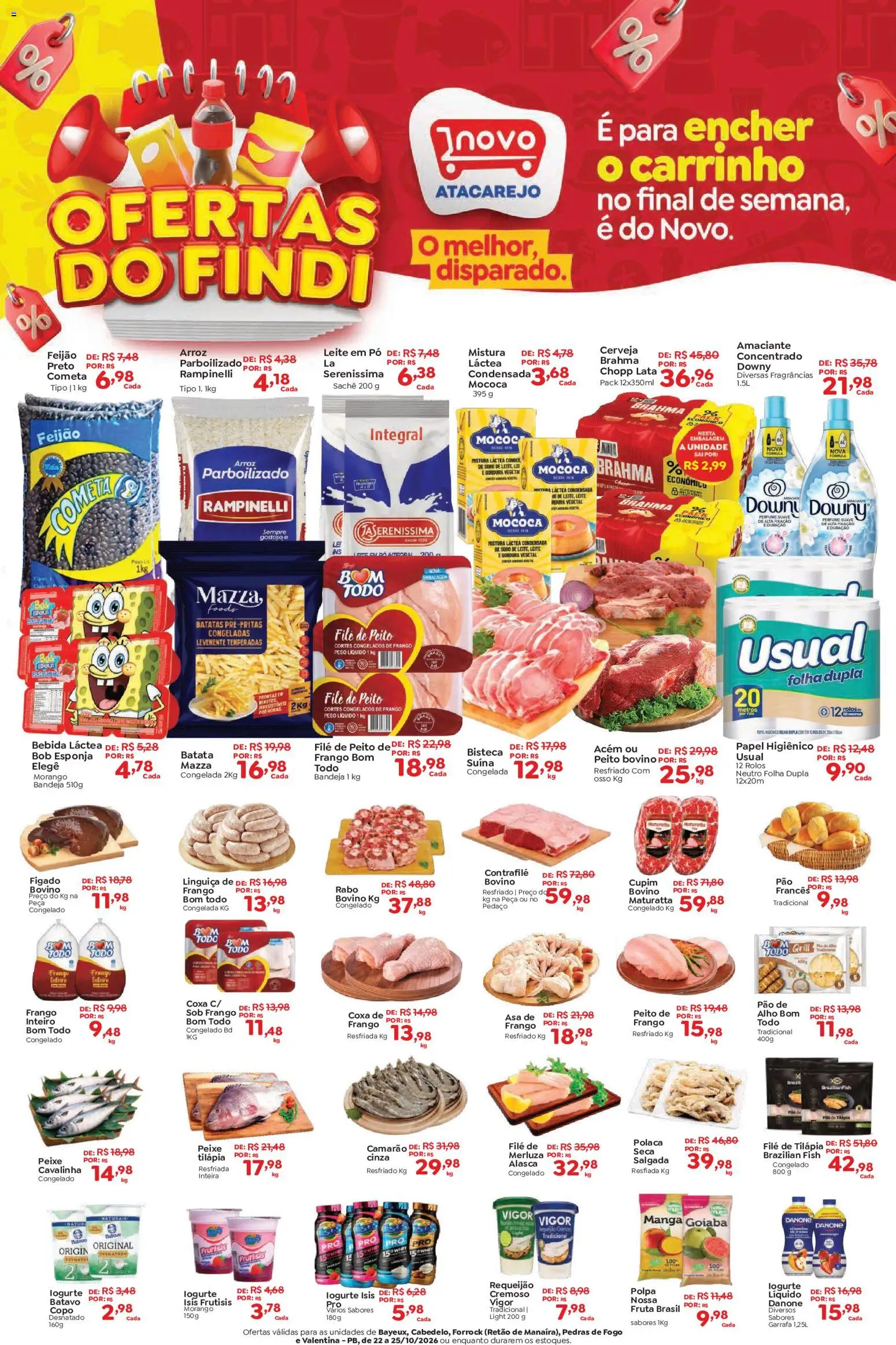 Pré-Visualização do folheto "Novo Atacarejo ofertas do Findi" da loja Novo Atacarejo válido a partir de 22/10/2026