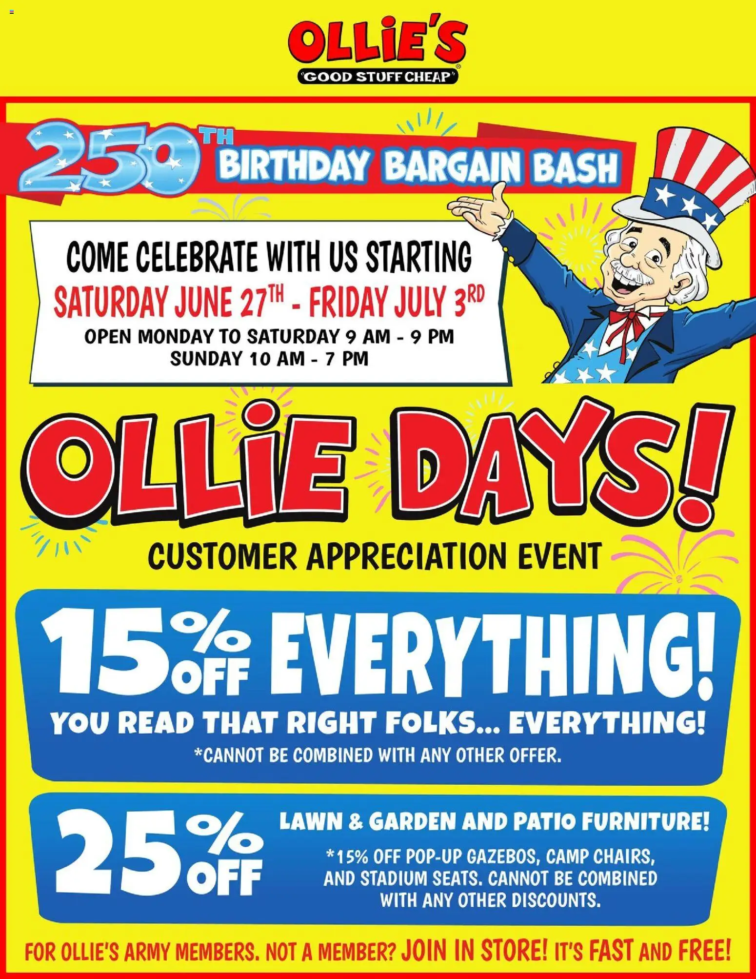 Ad Preview of Ollie's Ollie's Weekly Ad from 06/30/2026