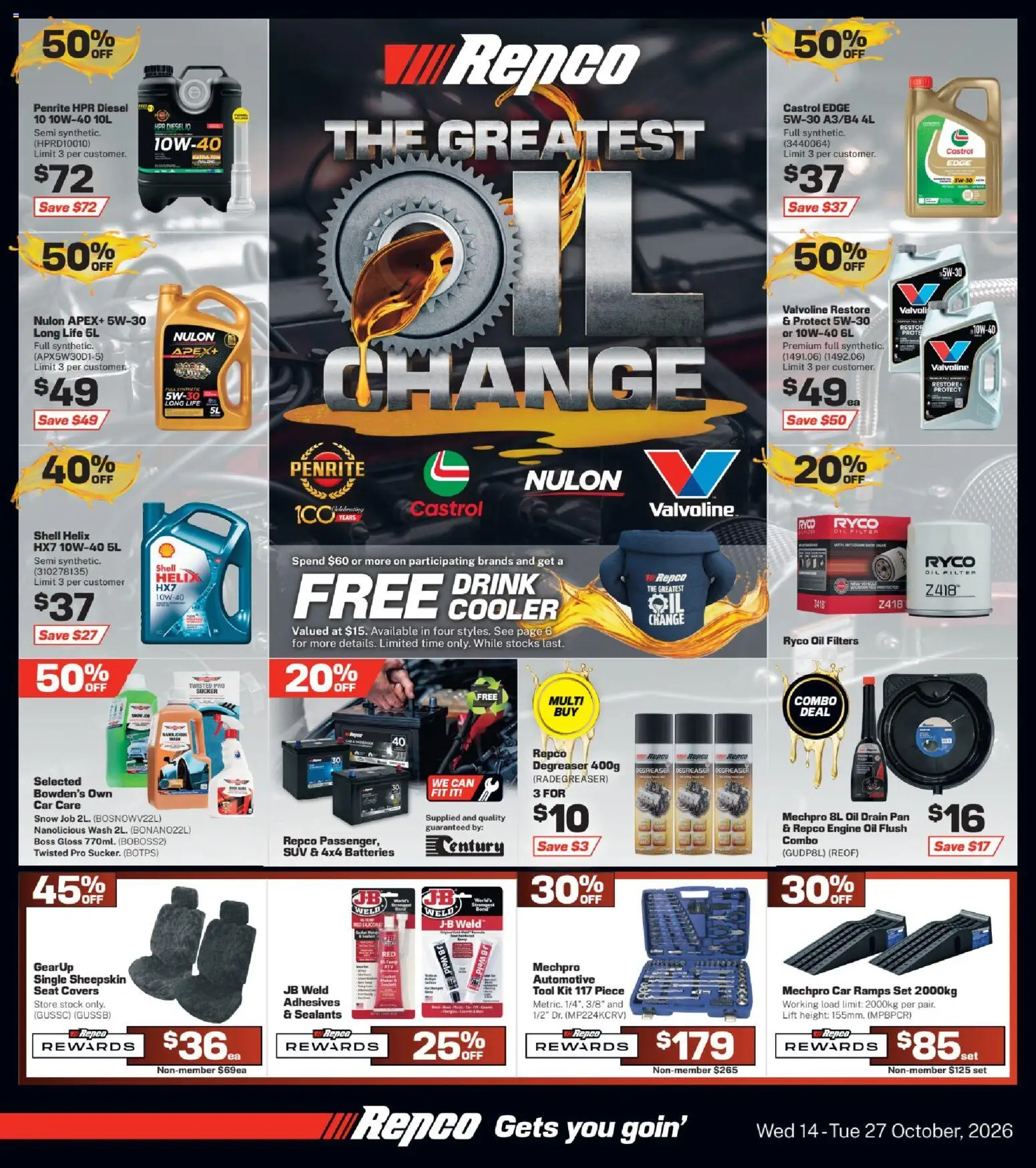 Preview of catalogue Repco catalogue from shop Repco valid 14/10/2026