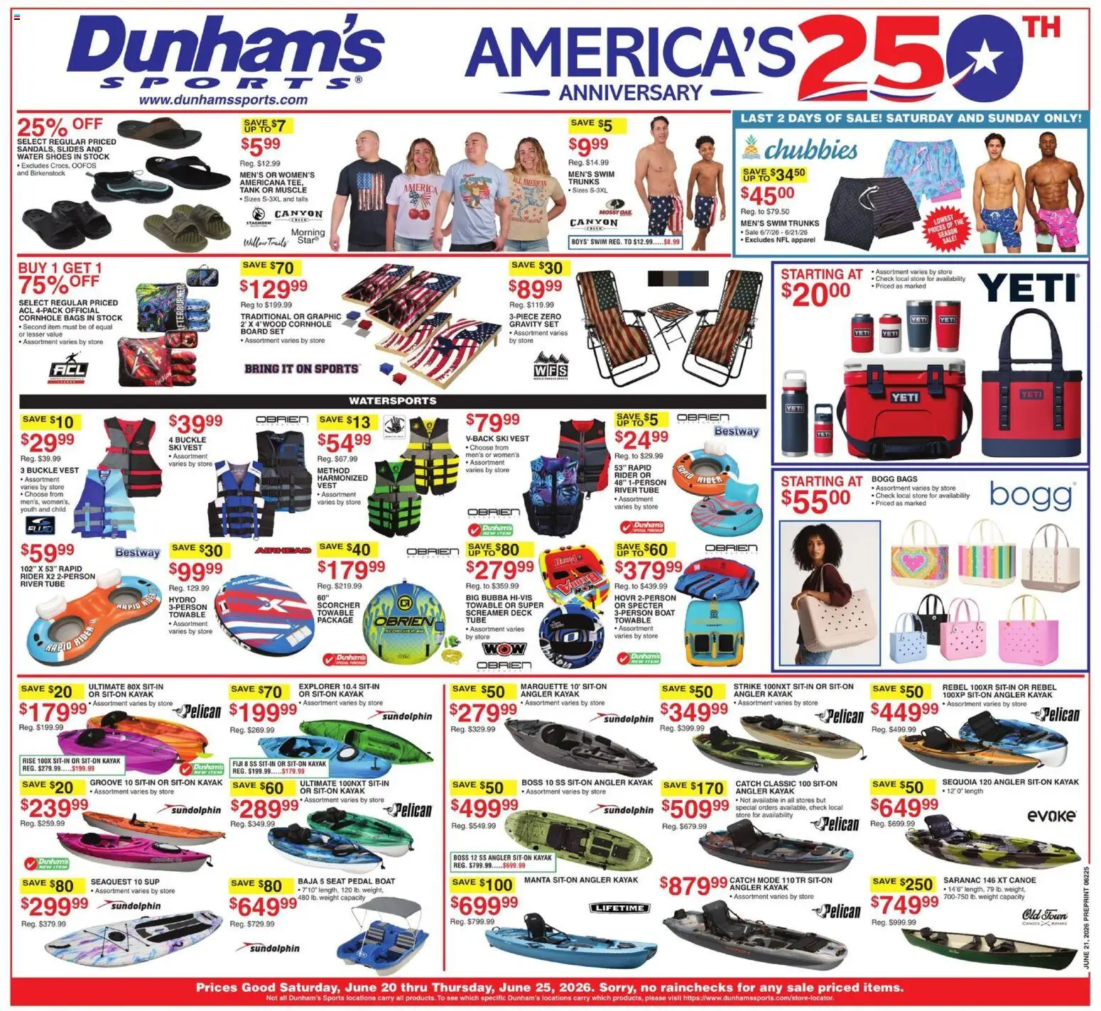 Ad Preview of Dunham's Sports Dunham's Sports Weekly Ad from 06/20/2026