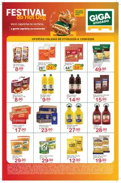 Pré-Visualização do folheto "GIGA Atacado ofertas Hot Dog" da loja GIGA Atacado válido a partir de 07/09/2026