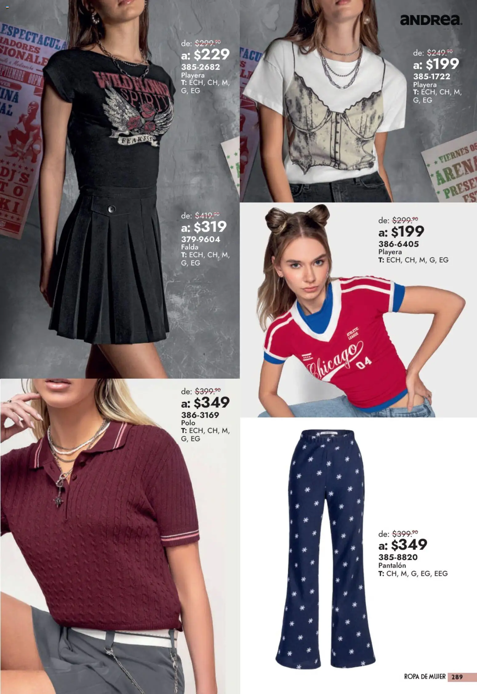 Vista previa las ofertas de la tienda Andrea - Andrea catálogo Outlet desde el 13/09/2026 