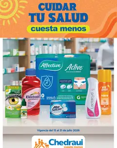 Vista previa las ofertas de la tienda Chedraui - Chedraui folleto Cuidar tu salud desde el 15/07/2026 