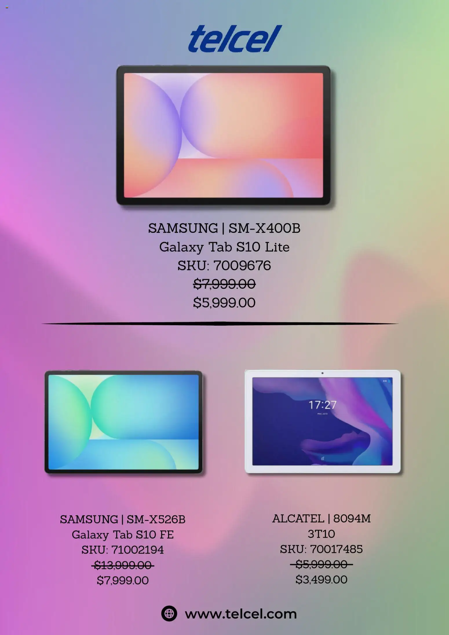 Vista previa las ofertas de la tienda Telcel - Telcel catálogo desde el 19/08/2026 
