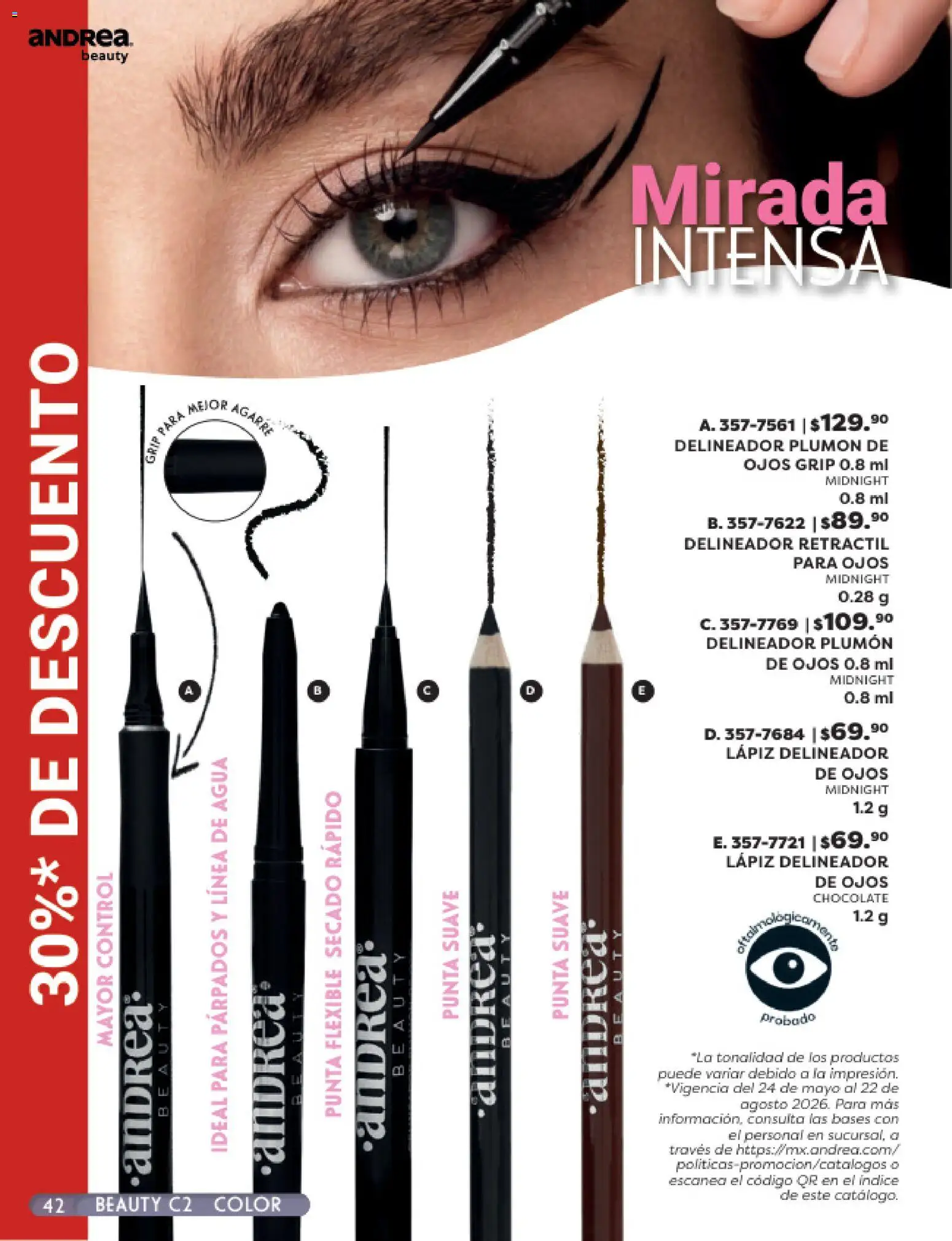 Vista previa las ofertas de la tienda Andrea - Andrea catálogo Beauty desde el 24/05/2026 
