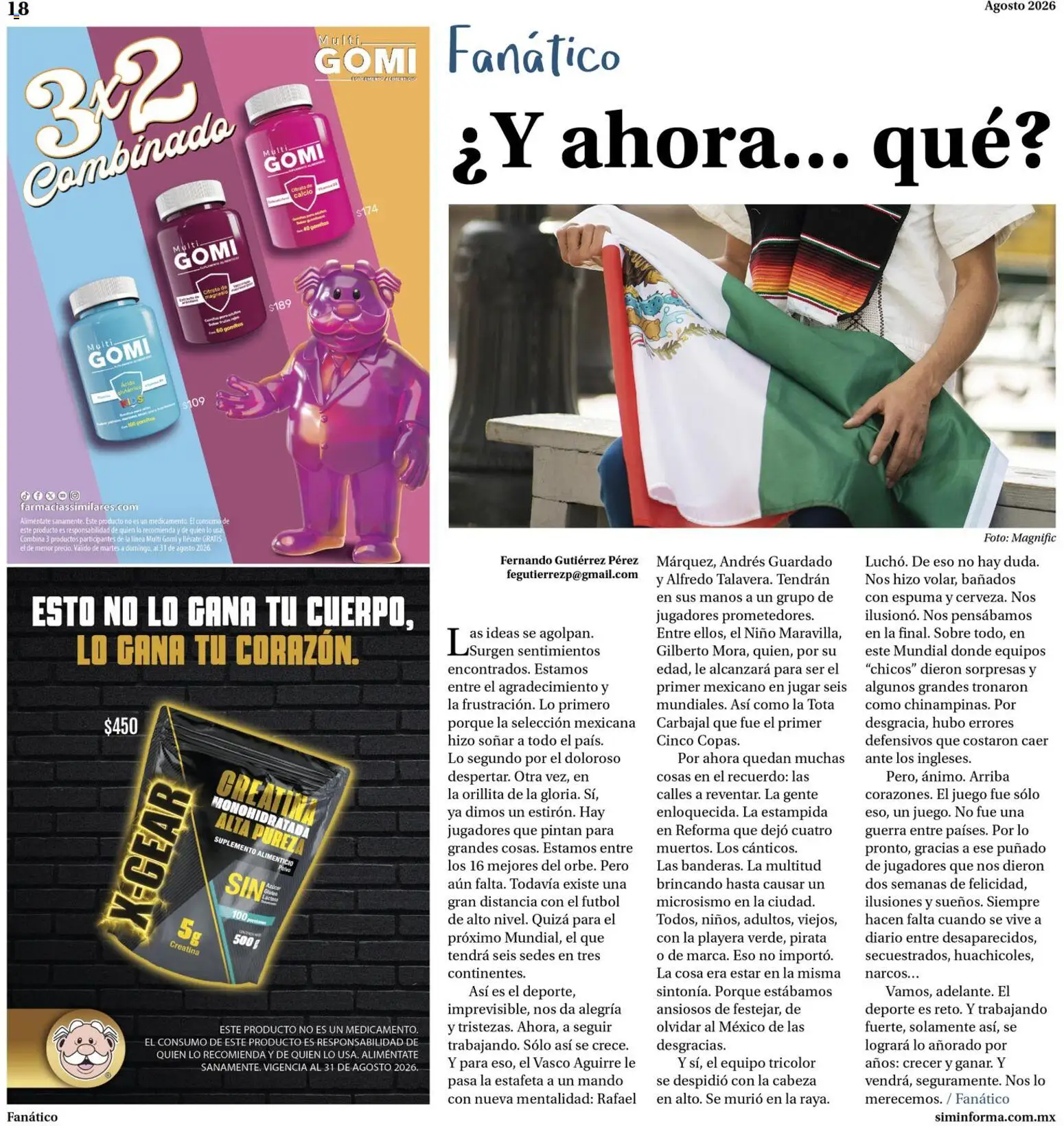Vista previa las ofertas de la tienda Farmacias Similares - Farmacias Similares catálogo desde el 01/08/2026 