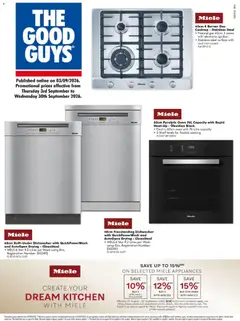 Preview of catalogue The Good Guys Miele from shop The Good Guys valid 03/09/2026