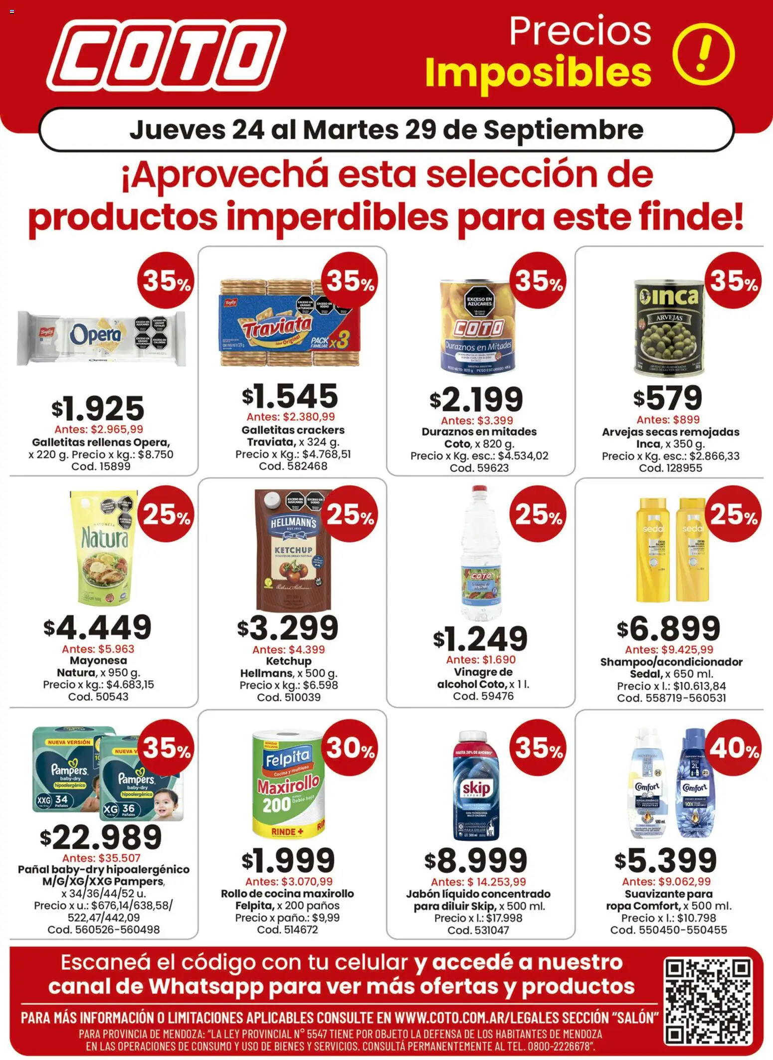 Vista previa del folleto de la tienda Coto válido desde el 24/09/2026 