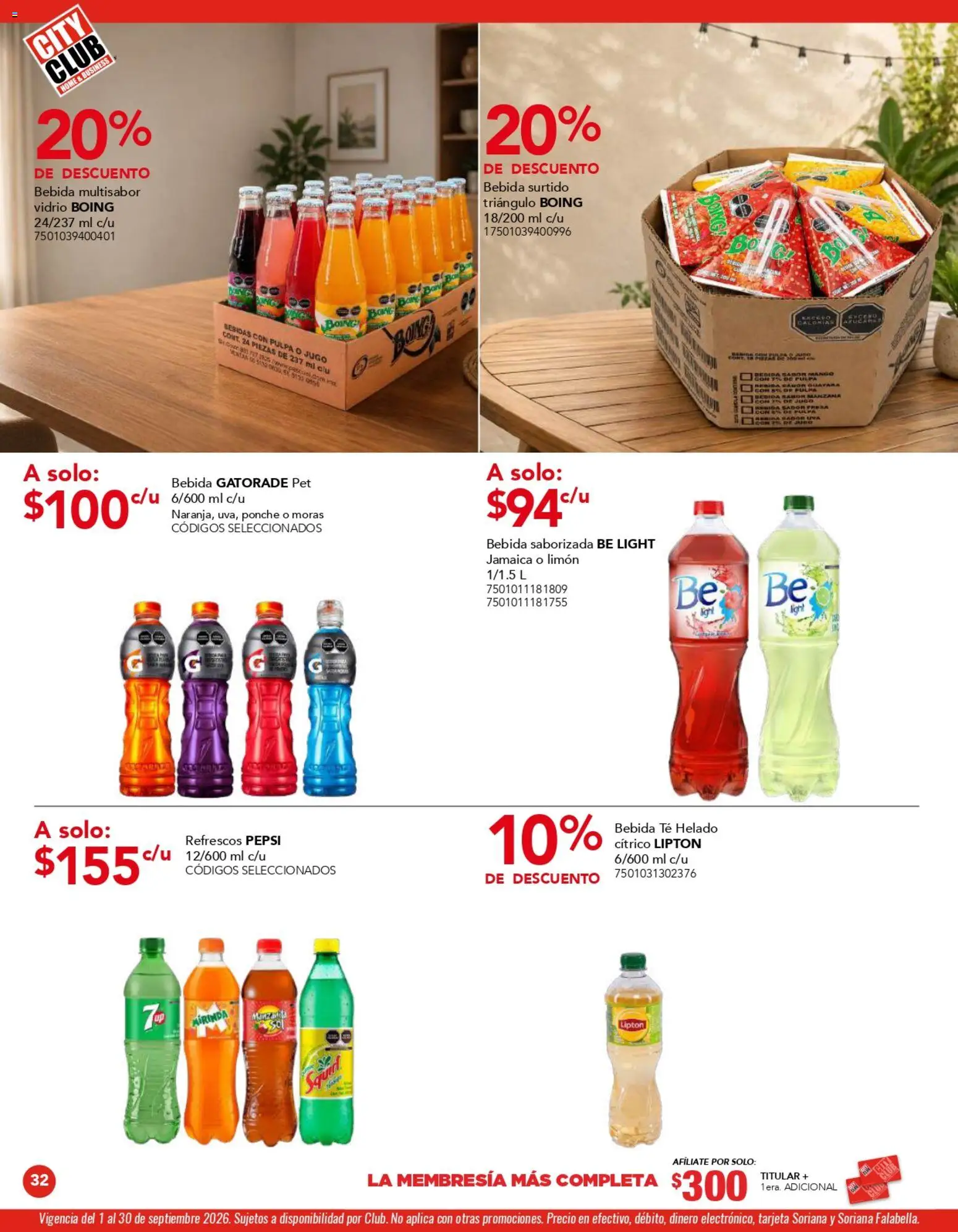 Vista previa las ofertas de la tienda City Club - City Club catálogo desde el 01/09/2026 