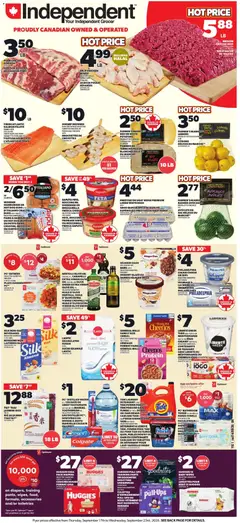 Preview of leaflet Independent Grocer weekly flyer / circulaire from shop Independent Grocer is valid from Sep 17, 2026