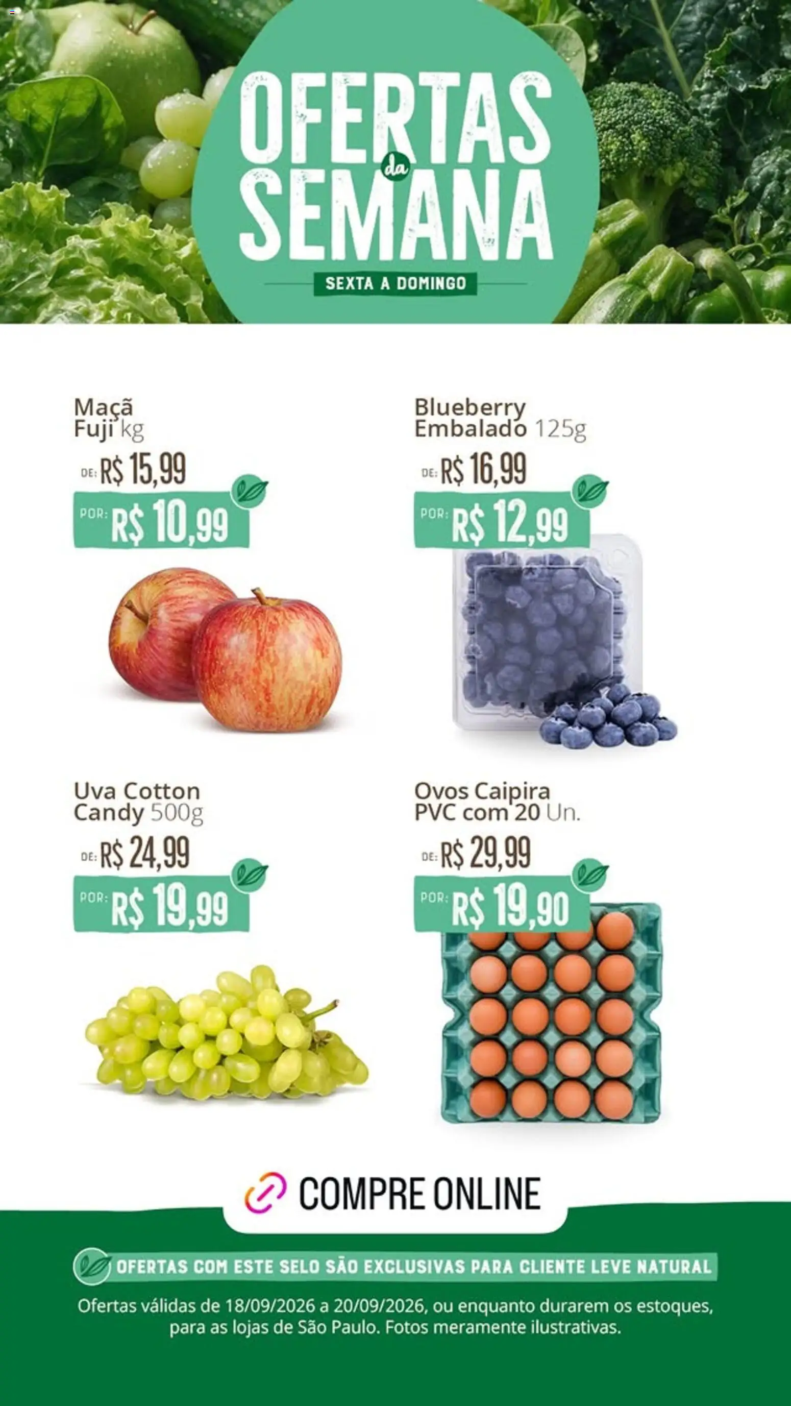 Pré-Visualização do folheto "Natural da Terra - Ofertas da semana" da loja Natural da Terra válido a partir de 18/09/2026