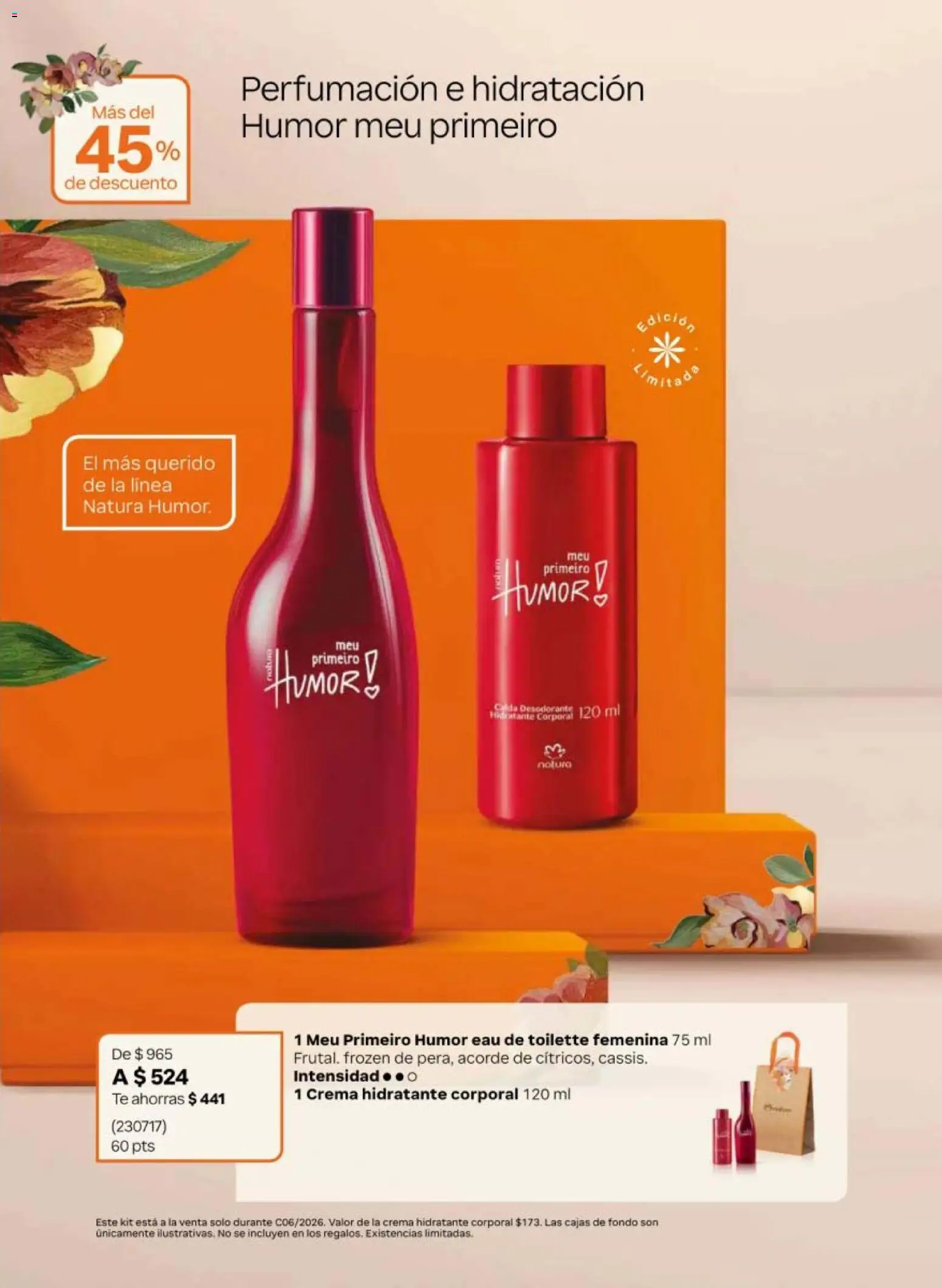 Vista previa las ofertas de la tienda Natura - Natura campaña 6 2026 desde el 02/04/2026 - Té, Desodorante, Crema, Eau de toilette