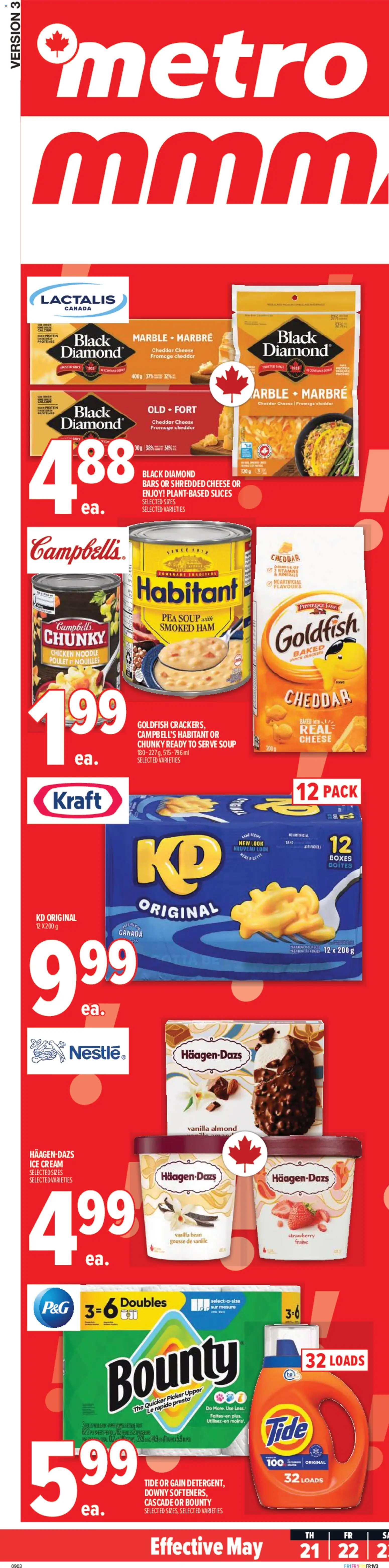 Preview of leaflet Metro weekly flyer - Montréal from shop Metro is valid from May 21, 2026
