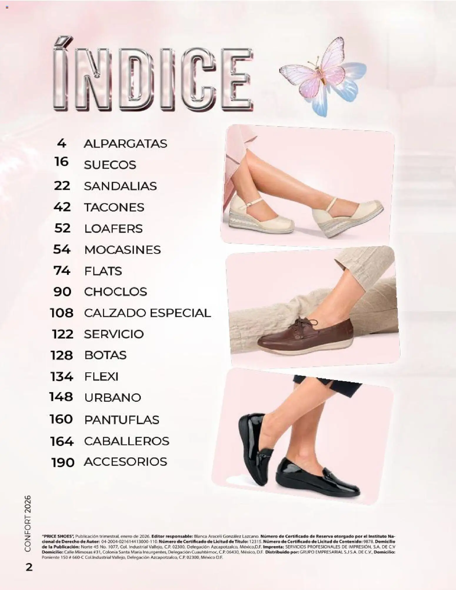 Vista previa las ofertas de la tienda Price Shoes - Price Shoes catálogo Confort desde el 24/08/2026 