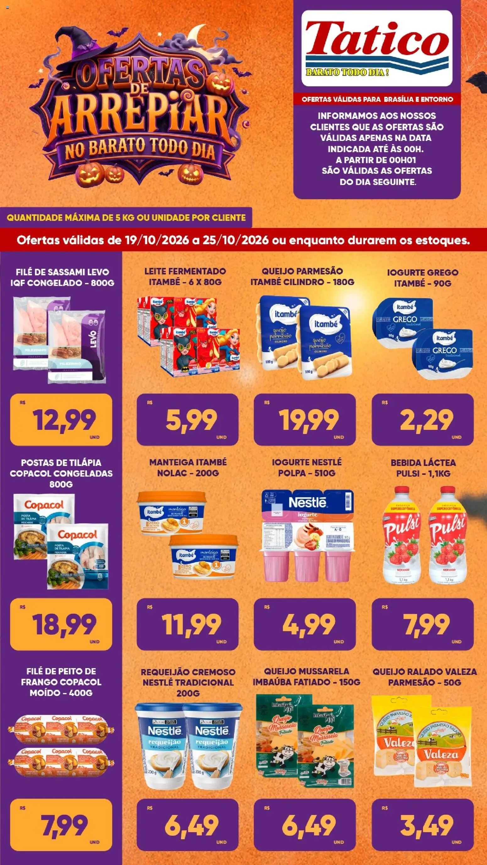 Pré-Visualização do folheto "Tatico - Ofertas da semana" da loja Tatico válido a partir de 19/10/2026