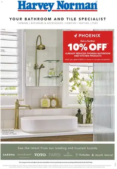Preview of catalogue Harvey Norman May Bathroom from shop Harvey Norman valid 07/05/2026