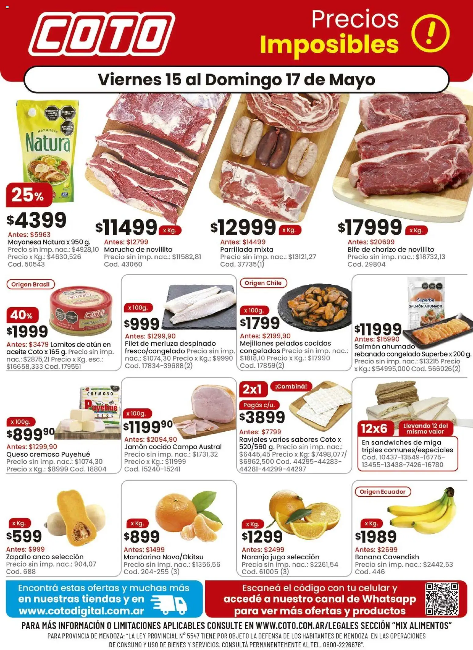 Vista previa del folleto de la tienda Coto válido desde el 15/05/2026 