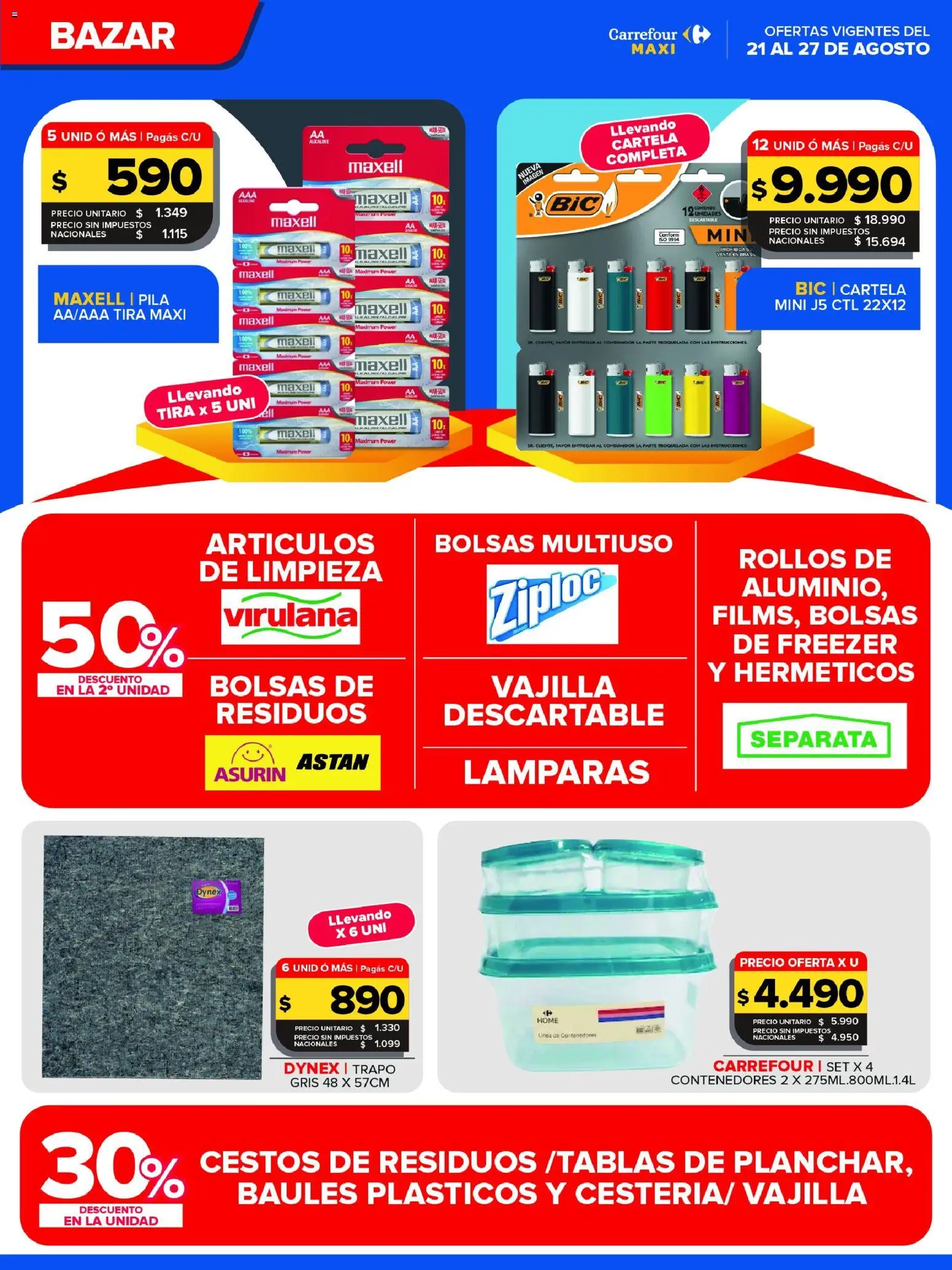 Vista previa del folleto de la tienda Carrefour Maxi válido desde el 21/08/2026 