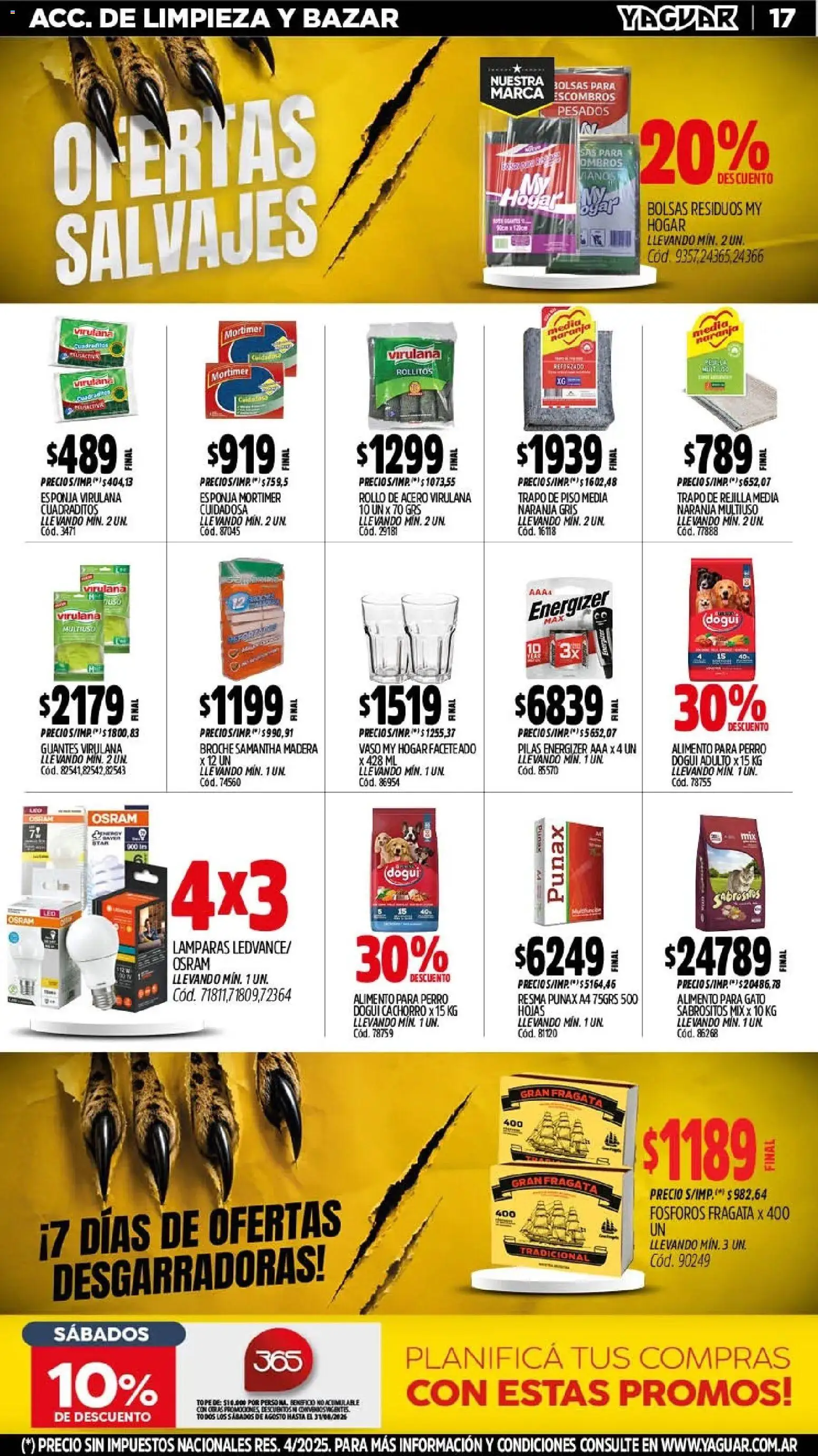 Vista previa del folleto de la tienda Yaguar válido desde el 03/08/2026 