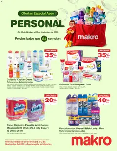  Vista previa del prospecto Makro catálogo Ofertas Especial Aseo del almacen Makro válida del 30/10/2026 al 12/11/2026