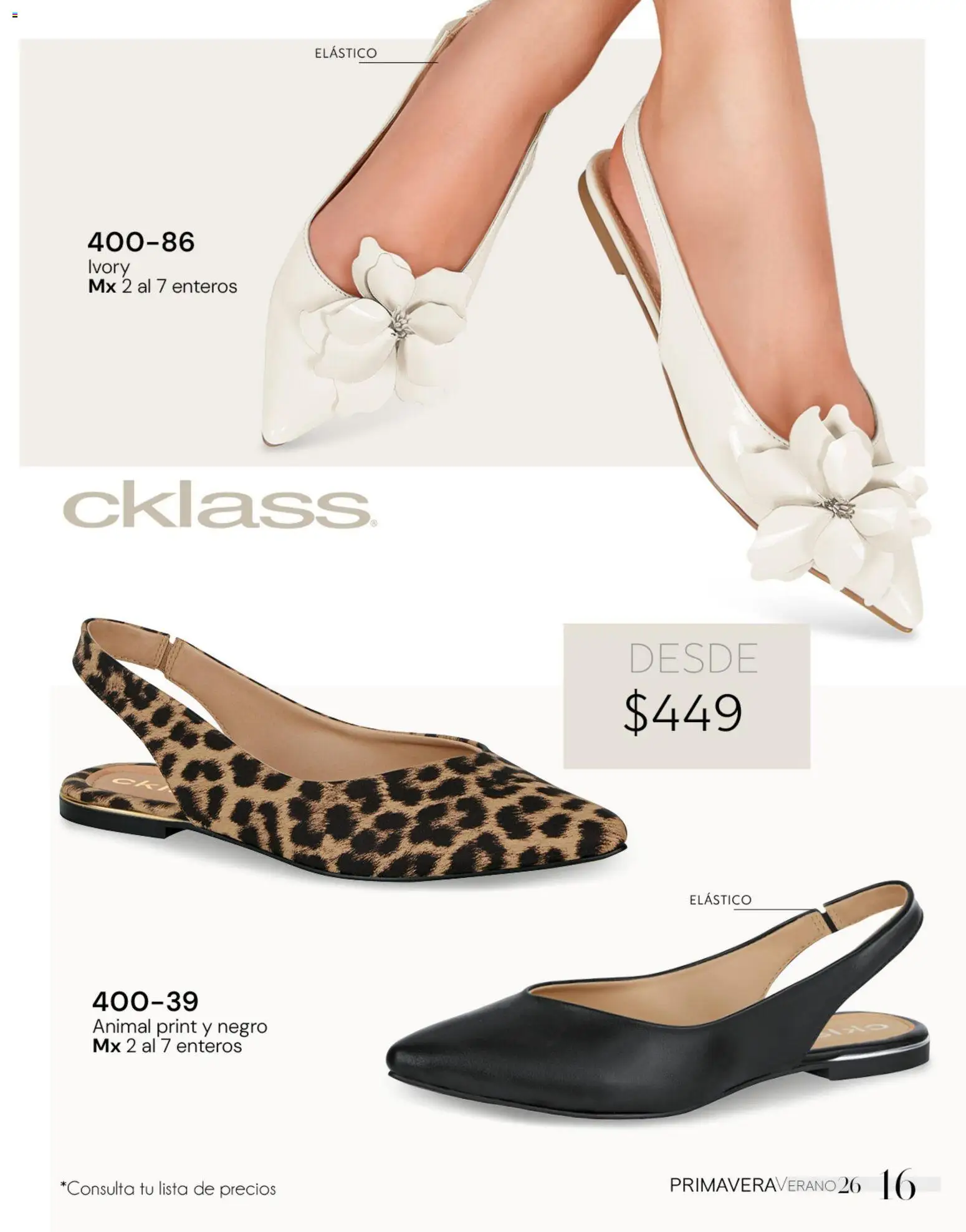Vista previa las ofertas de la tienda Cklass - Catálogo Dama Calzado desde el 02/01/2026 